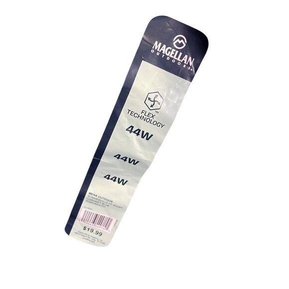 Magellan Outdoors Mens Flex Shorts 44W Blue 10” Inseam Comfort Fit - Picture 4 of 4